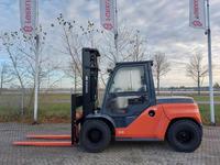 Nouveau chariot élévateur à fourche diesel de 2 tonnes, robuste, avec transmission 4x4, longueur de fourche de 1000 mm, garantie de 3 ans