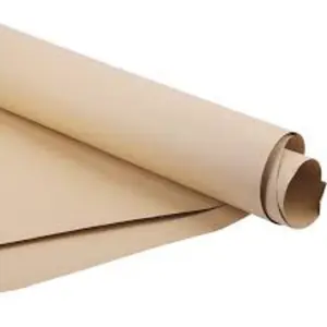 Papier kraft blanc étanche à l'eau pour la fabrication de sacs/meilleure vente de papier kraft nervuré pour doublure de test kraft