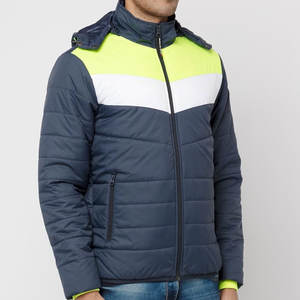 Chaqueta Acolchada para Hombre con Diseño de Logotipo Personalizado, Estilo Urbano, Cuello Alto, Impermeable, Precio con Descuento - Product Image 5