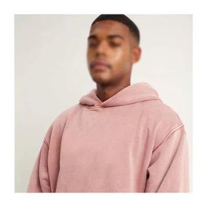 เสื้อฮู้ดซิปเต็มตัว ขายส่ง ผ้าฝ้าย 100% เสื้อฮู้ดผู้ชายแบบสวม ขายดี คุณภาพพรีเมียม MOQ ต่ำ ล้างสีแบบ Acid Wash - Product Image 6