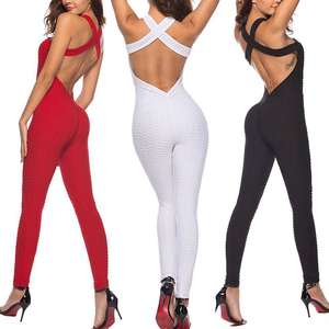 ชุดออกกำลังกาย2ชิ้นสำหรับผู้หญิงชุดออกกำลังกายแบบไร้รอยต่อชุดออกกำลังกายเล่นฟิตเนสโยคะ - Product Image 1