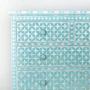 Console d'incrustation d'os Coffre d'incrustation d'os de luxe pour organiser au prix le plus bas Par pour le salon Prix par crescent crafts - Product Image 6