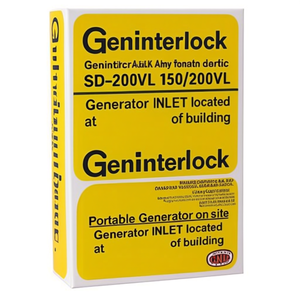 Kit d'interverrouillage de générateur GenInterlock SD-200VL 150/200 ampères en acier pour panneau vertical Square D - Product Image 3
