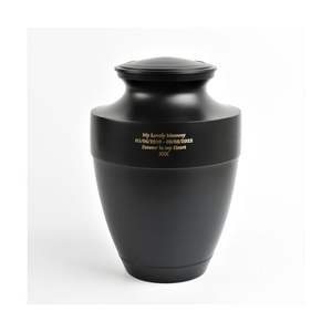 โกศแกะสลักจากนักออกแบบที่ทันสมัยโกศสีดำเคลือบสีที่กำหนดเองสง่างามการออกแบบบ้านที่เป็นมิตรกับสิ่งแวดล้อมโกศผู้ใหญ่ - Product Image 2