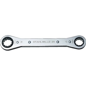 Llave de trinquete Stahlwille de 25 mm, 16 x 18 mm, 12 puntos, 205 mm de longitud, 22 dientes - Product Image 1