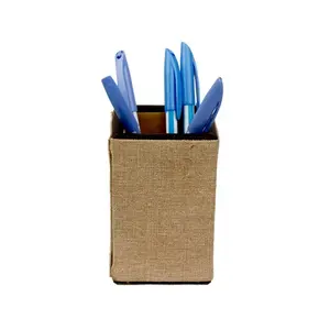 Porte-crayon stylo jute haute vente qualité Jute panicule marqueur Look moderne porte-stylo pour bureau école Table utilisation en gros - Product Image 2