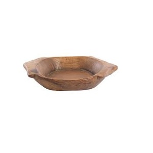 Bol en bois de table sur mesure bol de service à salade en bois naturel bol à pâte pour la cuisine à domicile - Product Image 4