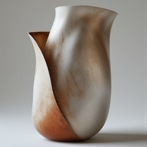 Jarrón alto de aluminio con líneas elegantes y estilo minimalista diseñado para apartamentos elegantes y decoración interior contemporánea - Product Image 2