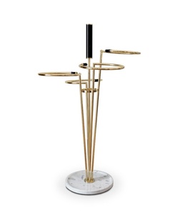 Porte-parapluie en métal de luxe, design attrayant, fait main, décoration pour la maison et l'hôtel - Product Image 1