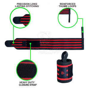 Comfortable With Breathable Wrist <b>Wrap</b> For Fitness Gym Training And Sports Performance Support - Product Image 2
