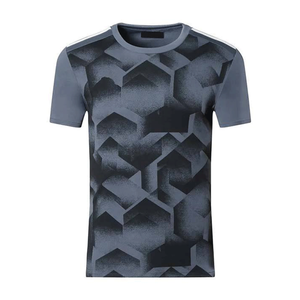T-shirt pour homme à manches courtes, coupe ample, en coton 100% tricoté, respirant, écologique, avec logo personnalisé imprimé en gros - Product Image 1
