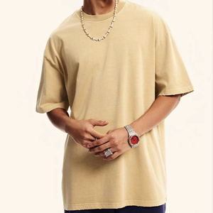 Ropa de calle, camiseta informal ligera de verano de gran tamaño, ropa de hombre, Camiseta de algodón 100%, pantalones cortos transpirables informales, ropa deportiva - Product Image 1