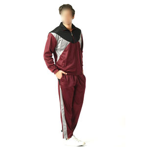 Conjuntos de chándal de poliéster de longitud completa de ajuste regular transpirable, conjunto de chaqueta y pantalón de último estilo de proveedor mejor precio al por mayor para hombres - Product Image 2