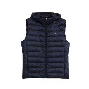 Nouveauté Veste matelassée sans manches OEM sur mesure pour hommes, vêtements de ville, veste d'hiver à la mode, veste matelassée coupe-vent - Product Image 3