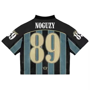 T-shirt surdimensionné pour hommes Maillot en maille Maillot de football américain personnalisé - Product Image 4