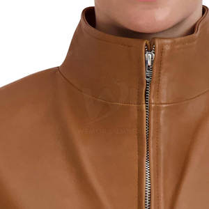 Chaqueta de Cuero para Mujer con Diseño y Logotipo Personalizados, Color Negro, Precio al por Mayor, Chaqueta para Mujer de Talla Grande - Product Image 6