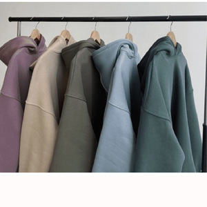 Heavyweight Custom Dtg Print 400gsm Pullover Hoodies Sweatshirt UInisex No <b>String</b> 100% Cotton Fleece Oversized Blank Hoodies - Product Image 3