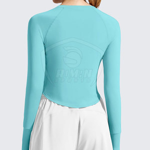 Top Deportivo de Manga Larga para Mujer, Hecho en Pakistán, Material de Poliéster y Spandex de Alta Calidad, Ropa Deportiva Ligera para Gimnasio - Product Image 2