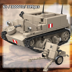 1/35 Scale <strong>Model</strong> <strong>Kit</strong> <strong>Military</strong> British Universal Bren Carrier Armored Vehicle 2 Pounder Anti-Tank Gun Building Blocks Set 389pcs - Product Image 3