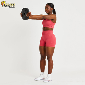 Short de Yoga sans couture pour femme, tenue de Fitness, de levage des hanches - Product Image 4