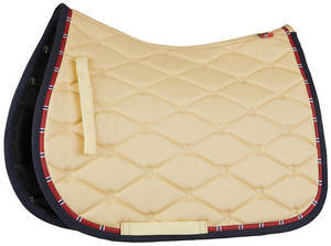 Tapis de selle en satin personnalisé avec cordon, design sur mesure, vente en gros, fabricant de couvertures de selle équestres - Product Image 5