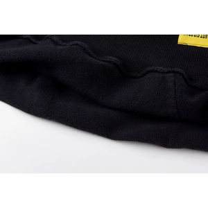 Sudadera con capucha con degradado negro de alta calidad, ropa de calle de estilo Vintage, Sudadera con capucha holgada para hombres - Product Image 4