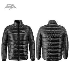 Veste matelassée bicolore personnalisée pour hommes, vêtements de sport décontractés et chauds pour l'hiver, support rembourré à bulles du fabricant - Product Image 1