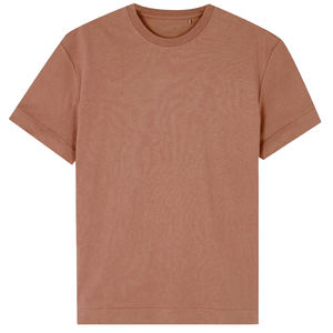 เสื้อทีเชิ้ต100% แขนสั้นสำหรับผู้ชายทรงสูงโอเวอร์ไซส์ผ้าฝ้ายเสื้อถักแบบทางการเปิดไหล่ตก - Product Image 3