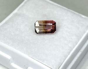 พลอยทัวร์มาลีนทรงแปดเหลี่ยมแบบธรรมชาติ พร้อมเอฟเฟกต์แสง สำหรับทำเครื่องประดับ - Product Image 1