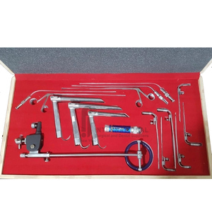Set de Laringoscopia Manual Directa de Calidad Premium, Instrumentos Quirúrgicos Rígidos de Acero Inoxidable, Certificación CE ISO, Esterilizables y Reutilizables - Product Image 1