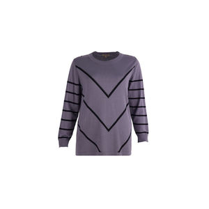 เสื้อถักลายสีเทาสำหรับฤดูใบไม้ร่วงและฤดูร้อนลำลอง - Product Image 1