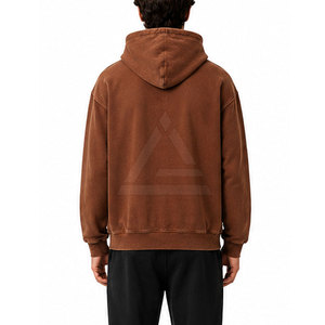 Sweat-shirts pour hommes effet délavé, tissu en coton de haute qualité, look délavé, idéal pour un style décontracté, streetwear et tendances de la mode moderne. - Product Image 4
