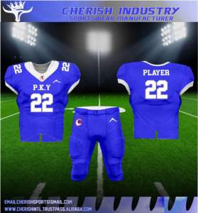 Uniforme sublimado de equipo de fútbol americano personalizado, diseño personalizado de tu propio equipo, aparejo de sarga poliéster Spandex, UNIFORMES DE EQUIPO sublimados personalizados - Product Image 1