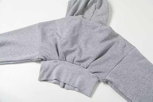 เสื้อฮู้ดตัวสั้นสำหรับผู้ชายระบายอากาศน้ำหนักเบาออกแบบได้ตามต้องการสำหรับใส่ไปยิมอินเทรนด์ดีไซน์ลำลองมีสไตล์ - Product Image 2