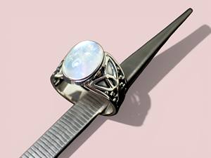 Anillo de Plata de Ley 925 de Estilo Bohemio de Lujo con Piedra Natural, Joyería Fina Hecha a Mano para Regalos de Boda, Aniversario y Fiesta - Product Image 2