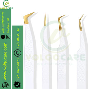 Meilleur Prix Pince à épiler les sourcils DIY de qualité médicale Pince à épiler à pointe en acier inoxydable de couleurs assorties Surface à pointe dentée - Product Image 3