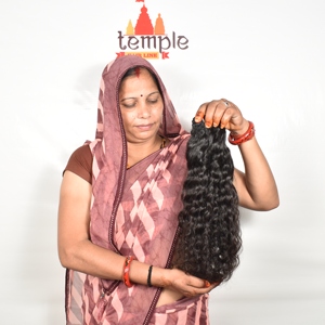 Indian Raw Deep Wave pelo de color natural negro mujeres Máquina Doble trama Cutícula alineada 100% Venta al por mayor cabello humano sin procesar - Product Image 1