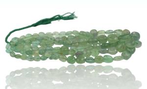 Perles de pierres précieuses de fraise verte naturelle faite à la main brins bijoux plaqués meilleurs composants de cadeau pour la fabrication - Product Image 3