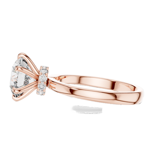 แหวนเพชรทรงกลม 2.15 กะรัต สำหรับผู้หญิง VVS-VS EF CVD ทอง 18KT, 14KT, 10KT และเงิน 925  ทองชมพู, ทองเหลือง, ทองขาว - Product Image 6