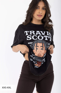 Bangladesh-made 240 GSM Stonewash coton femmes T-Shirt goutte épaule surdimensionné Design personnalisé impression graphique décontracté grande taille - Product Image 4