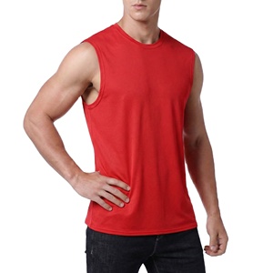 Solid Color Men's Sleeveless Shirts Tank Tops Customized Logo Colours Brand Workout Fitness Wholesale Price <b>Athletic</b> Tank Tops - Product Image 1