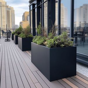 Macetas de Hierro Extra Grandes para Proyectos de Paisajismo: Duraderas y Ligeras - Product Image 1