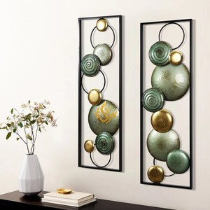 Fabrication d'Art Mural en Métal Grande Taille Décoration de la Maison Art Mural Suspendu pour le Salon Art Mural à Cadre en Métal en Vente - Product Image 3