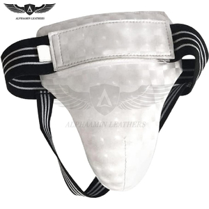 อุปกรณ์ป้องกันสำหรับฝึกซ้อมมวยไทย ยิมออกกำลังกาย ราคาขายส่ง ชุดฝึกซ้อมมวยสำหรับผู้ชาย แผ่นป้องกันขาหนีบ - Product Image 3