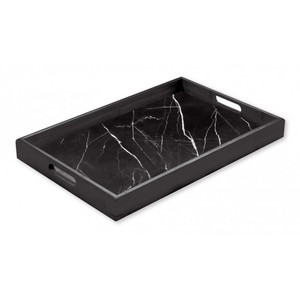 Plateau de service en bois blanc pur de taille personnalisée de qualité superfine avec poignée en métal doré au design royal ustensiles de cuisine en gros - Product Image 3