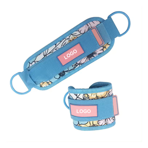 Good Quality Custom Logo Gym Cable Machine <b>Work</b> Out <b>Belt</b> Neoprene Material Ankle Straps Durable Adjustable Non-Slip Hot Sale - Product Image 3