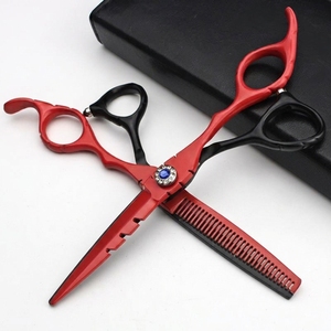 Professional Hair Thinning Scissors Stainless Steel Blade Tip Medium Handle Right Handed Salon Use by Morgans Industries - Product Image 3