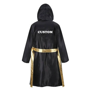 Bata de boxeo personalizada para hombre de alta calidad superventas, equipo de artes marciales al por mayor con logotipo - Product Image 2