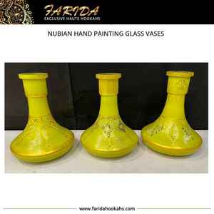 Hot Sale High Quality Egyptian Solid Brass Flutes Hand Painted Shisha <b>Vases</b> Pins Full Set Unique <b>Glass</b> <b>Hookah</b> Lacquer Features - Product Image 4