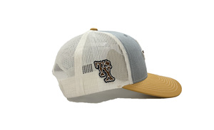 Sombrero de camionero de 2 tonos con logotipo bordado 3D del estado de Texas personalizado, gorra deportiva de perfil medio de venta caliente para adultos, hecha en proveedor de Vietnam - Product Image 4
